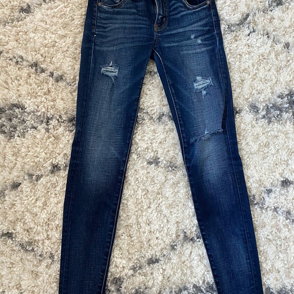 American Eagle Super Stretch Jeggings 0 Reg - Picture 2 of 8